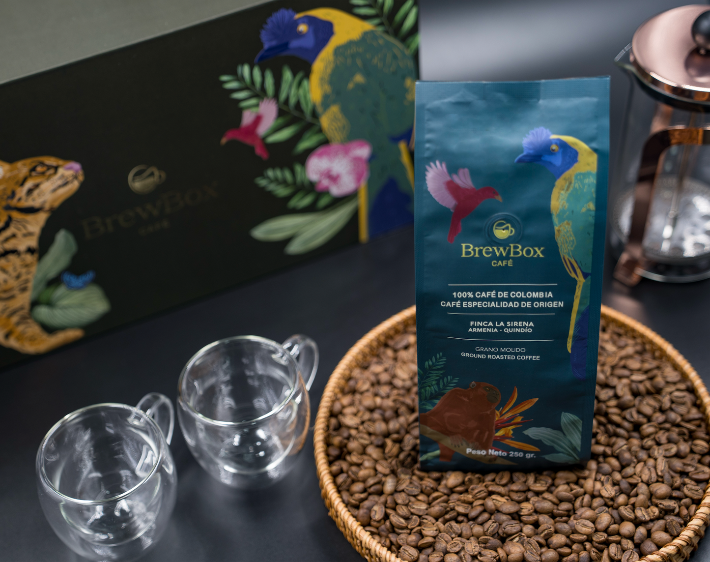 Brew Box Café 250 gr Café de Origen