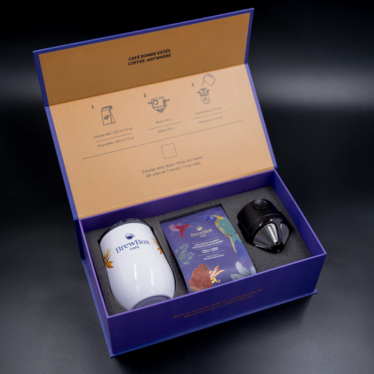 BrewBox Travel Kit -Tu café, en cualquier lugar.