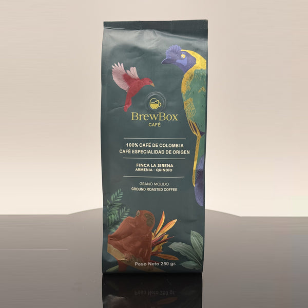 250 g de café de origen, grano o molido
