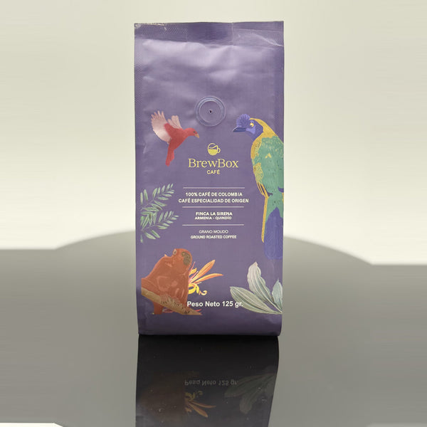 125 g de café de origen del Quindío